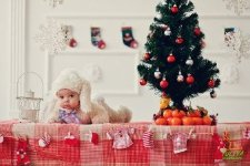 Новогоднее настроение в современных детских фотографиях