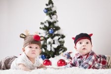 Новогоднее настроение в современных детских фотографиях
