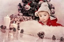 Новогоднее настроение в современных детских фотографиях