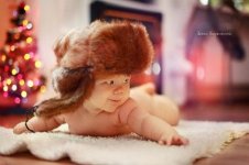 Новогоднее настроение в современных детских фотографиях