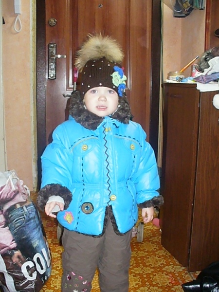 Куртка Войчик, штаны Войчик. Шапочку заказала на Еве