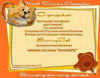 Диплом. От Медальки...