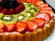 Пирог со свежими фруктами