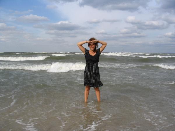 На море небольшой шторм