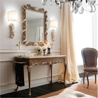 Мойдодыр 3060 Sink cabinet. В классическом стиле, на каркасе из массива древесины, прямоугольная столешница выполнена из мрамора 