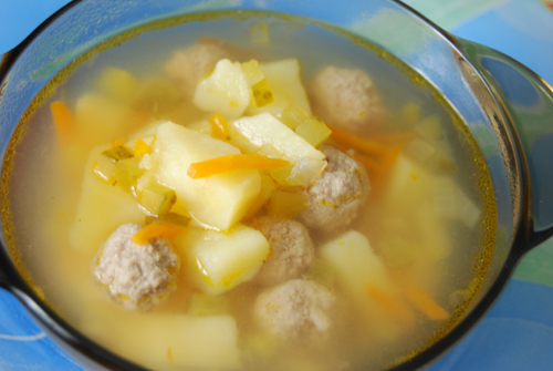 Суп с огрурцами